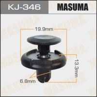 Клипса пластиковая крепежная MASUMA* KJ-346