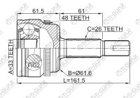 ШРУС TG-CVJ0062 / 0110-ASV50LA48 * TiGuar