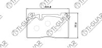 Тормозные колодки TG-0189/PN0894* Ti·GUAR