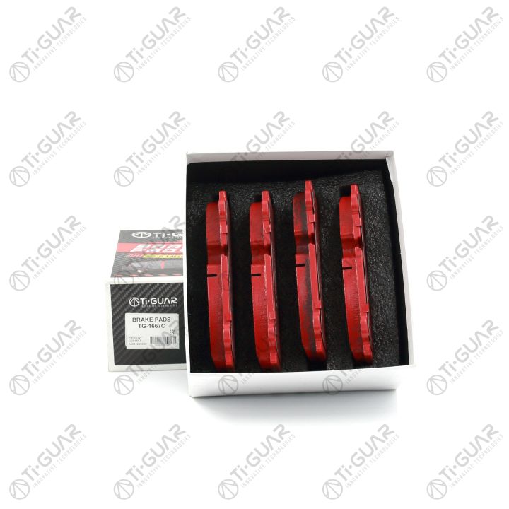 Тормозные колодки TG-1667C/PN0453W (КЕРАМИКА)* Ti·GUAR