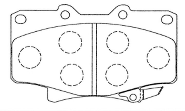 Тормозные колодки BP21242* SB NAGAMOCHI  Тормозные колодки BP21242* SB NAGAMOCHI